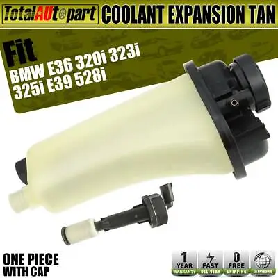 Coolant Expansion Tank W/ Sensor For BMW E36 320i 323i 325i E39 528i 17111723520 • $29.77