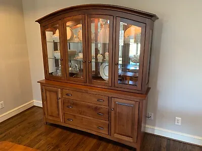 Amish Made China Cabinet Hutch • $3000