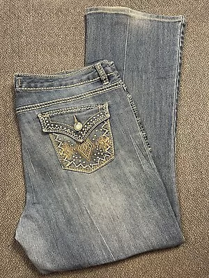 Nine West Vintage America Collection 14x32 Women's Bootcut Blue Jeans • $24.97
