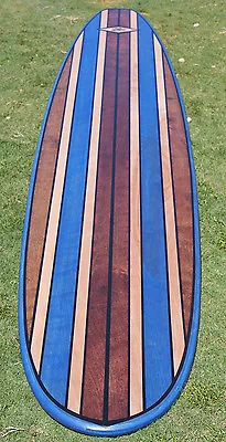 7ft Wood Surfboard Bartop Wall ART California Hawaiian Decor Shower Marine Grade • $429