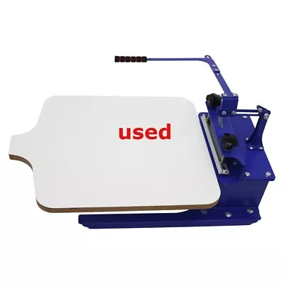 Used! Table Type 1 Color Simple Silk Screen Printing Press Equipment For T-shirt • $77.08