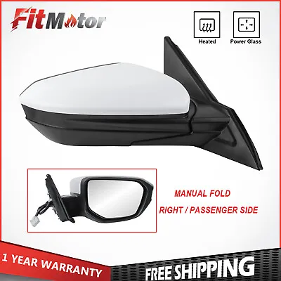 Right Side Power Heated Glass Mirror For Honda Civic EX EX-L 5 Wire 2016-2019 • $50.89