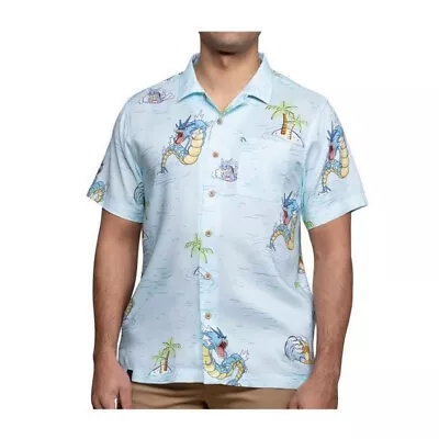New PokÉmon Tropical Sea Surfing Tropical Shirt Short Sleeve Size Xl 741-08939 • $47.99