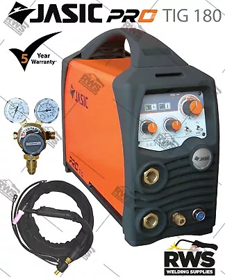 Jasic PRO TIG 180 DC Inverter HF Welder 230v Torch & Regulator 5 Year Warranty • £573.30