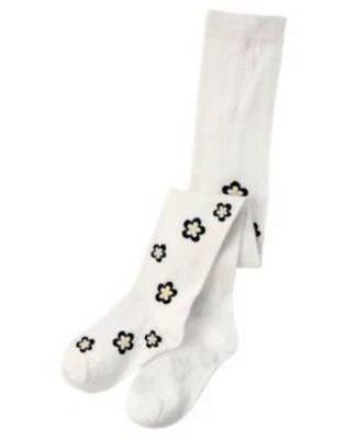 $9 • Buy NWT GYMBOREE BEE CHIC  TIGHTS 10 12 Flowers