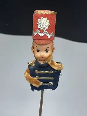 Vintage Christmas Felt Marching Band Boy Elf Majorette Pick Hat Soldier • $12.60