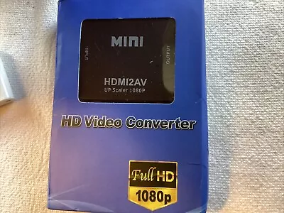 HDMI To RCA AV Mini Composite 1080P Audio Video AV CVBS Adapter Converter For TV • $5