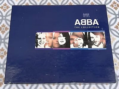 ABBA The Collection 3 X CD Booklet & VHS Video Box Set Polar 1999 • $18.48