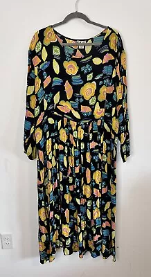 Vintage Bop Printed Maxi Dress Size XXL 2X • $27.20