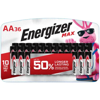 Max Aa Batteries (36-Pack) Double A Alkaline Batteries • $20.67