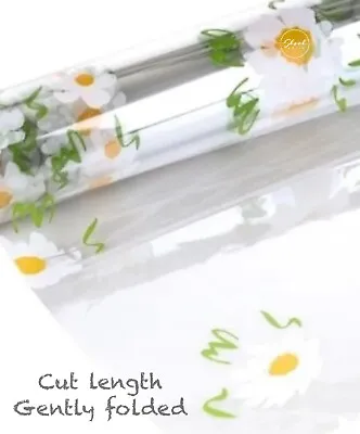 ShredAstic ® Daisy  Florist Film Cellophane Wrap Hamper Mother’s Day Easter • £0.99