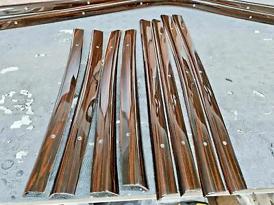 For Mercedes W108 280SEL W109 300SEL Ebony Wood Window Trims 10 Pieces Set • $664.91