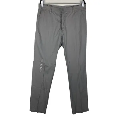 H&M Mens Regular Fit Dress Pants Gray Cotton NWT Size 34x33 • $19.95