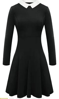 Wednesday Adams Costume Large • $11.25