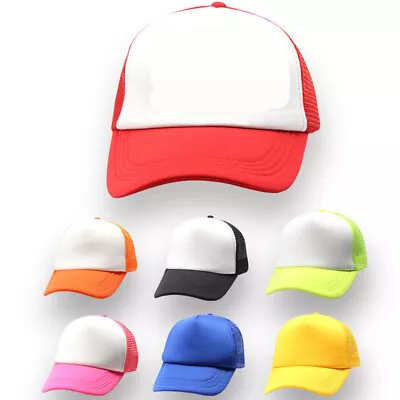 Toddler Baby Boys Girls Baseball Hat Kids Sun Hats Cap Snapback Caps Summer Cap • £4.49