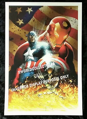 CIVIL WAR #1 ASPEN ART PRINT MICHAEL TURNER & PETER STEIGERWALD - SIGNED 13 X19  • $74.99