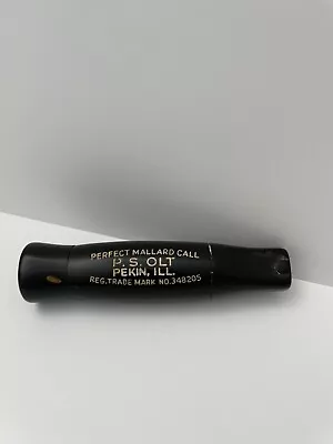 P S Olt Perfect Mallard Duck Call Keyhole Model C-3 Single Reed No. 348205 • $52