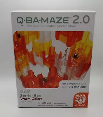 MindWare Q-BA-Maze 2.0 Starter Box  Warm Colors Theme (no Marbles)  • $17