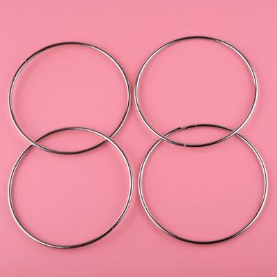 £5.86 • Buy 4Pcs Magic Chinese Linking Rings Set Magnetic Lock Kids Party Show Stage Trick