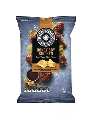 Red Rock Chip Honey Soy Chicken 90g X 12 • $31.95