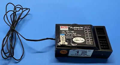 RCD Platinum Series 7 Channel AM Receiver For Futaba G - Chan. #12 • $10
