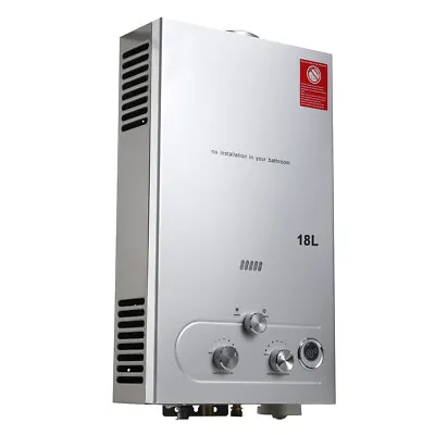 18L 36KW LPG Water Heater Instant Gas Hot Water Heater 4.8 GPM W/ Shower Kit • $219