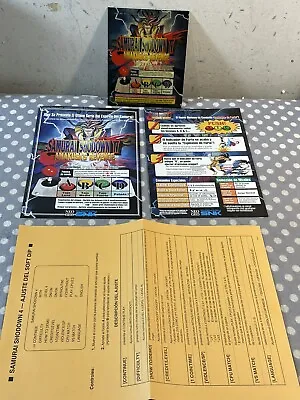 Samurai Showdown IV Mini Marquee & Fliers MVS Neo Geo Arcade Game System • $69.99