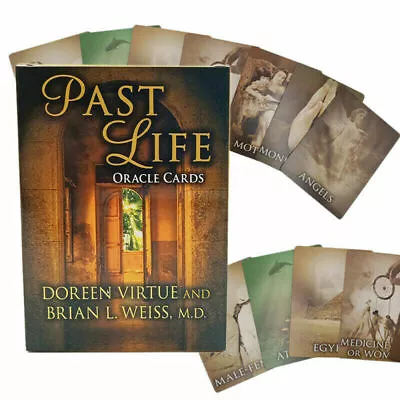 44Pcs Past Life Oracle Tarot Cards By Doreen Virtue Full Card Deck Magic Tool • $7.99