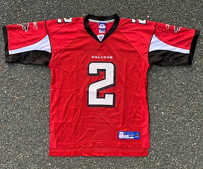 Atlanta Falcons Matt Ryan NFL Reebok Throwback Football Jersey Size L Large Red • $51.97
