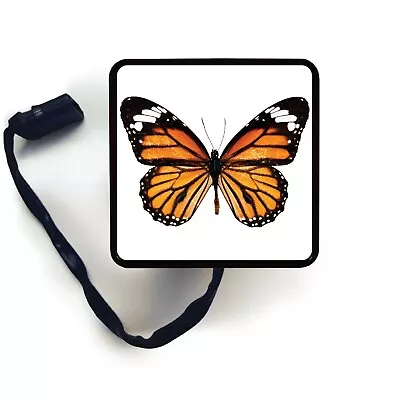 Butterfly Brown Monarch Danaus Plexippus LED Hitch Cover Trailer Brake Light • $23.90