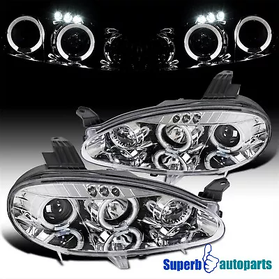 Fits 2001-2005 Mazda Miata MX5 LED Dual Halo Projector Headlights Replacement • $206.98