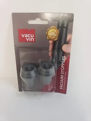 $5.99 • Buy Vacu Vin Wine Saver Extra Corks (2 Pack) Vacuum Stoppers Wine Cork Drinks Bar