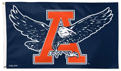 Auburn Tigers WAR EAGLE THROUGH A Retro-Style Official NCAA 3'x5' DELUXE FLAG • $44.99