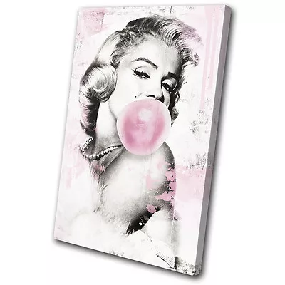 Marilyn Monroe Pop Art Movie Greats SINGLE CANVAS WALL ART Picture Print • £19.99