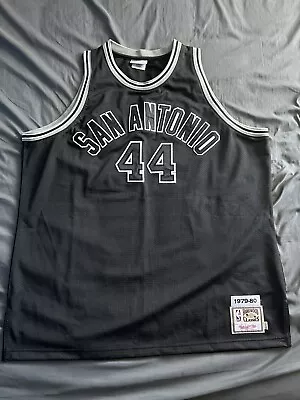 100% Authentic 1979 George Gervin San Antonio Spurs Mitchell Ness Jersey 56 3XL  • $100