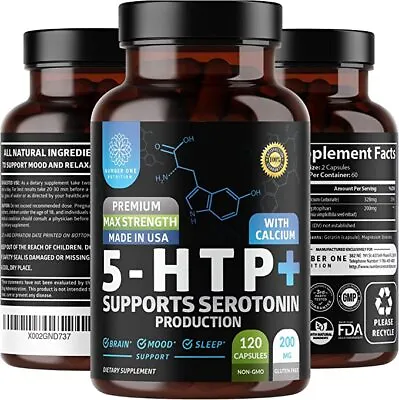 $72.40 • Buy N1N Premium 5-HTP Plus 200mg [Max Purity & Strength] Enhanced With Serotonin 