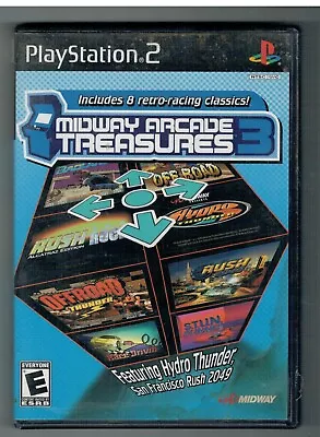 Midway Arcade Treasures 3 Playstation 2 Game PS2 8-retro Racing Classics • $15.91