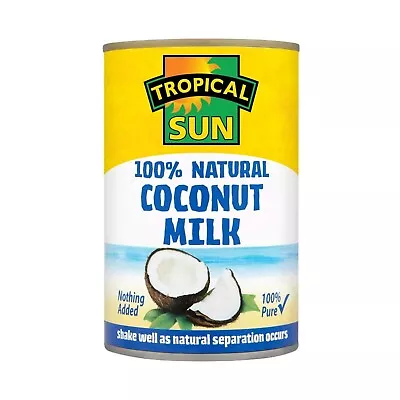 Tropical Sun 100% Natural Coconut Milk 400ml • £6.99