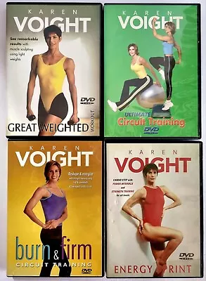 4 X Karen Voight Workout Fitness DVD Bundle • $24.99