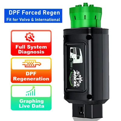 Diesel Heavy Duty Truck Scanner OBD2 DPF Regen For Volvo/International/Maxxforce • $194.99