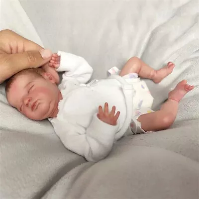 10inch Miniature Preemie Baby Doll Soft Silicone Vinyl Real Touch Art 3D Skin • $49.49