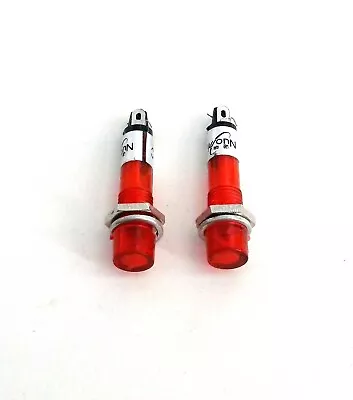2 BBT Waterproof Marine Grade 12 Volt Red LED Indicator Lights  • $10.95