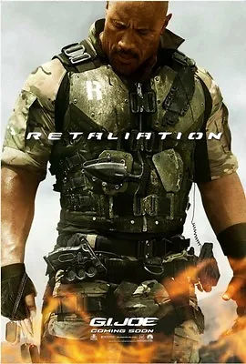 G.I. JOE RETALIATION 2013 Advance DS 2 Sided 27x40  Movie Poster Dwayne Johnson • $17.99