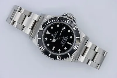 Rolex Sea-Dweller 16660  Triple Six  Black Maxi Dial Oyster Band Serviced 2023 • $8999.95