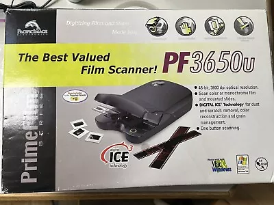 Pacific Image Prime Film Series Film Slides Scanner PF3650U - OPEN BOX • $45