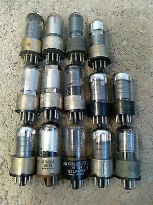 $15.99 • Buy 8948 Lot Of 14 MISC BRANDS 6SL7GT VT-229 VACUUM TUBES 