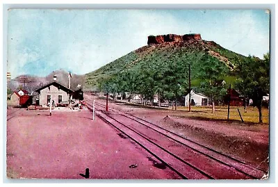 C1909 Hill City RR Rail Road Mountain Kansas City Missouri MO Vintage Postcard • $14.98