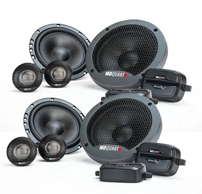 (2) Pairs MB QUART FSB216 6.5  280 Watt Car Audio Component Speakers • $98.39