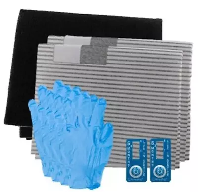 Cooker Hood Filters Kit For RANGEMASTER Extractor Fan Vent Carbon Grease Filter • £10.65