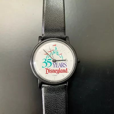 1990 Lorus Quartz Disneyland 35 Years Watch Disney Needs Battery   • $10